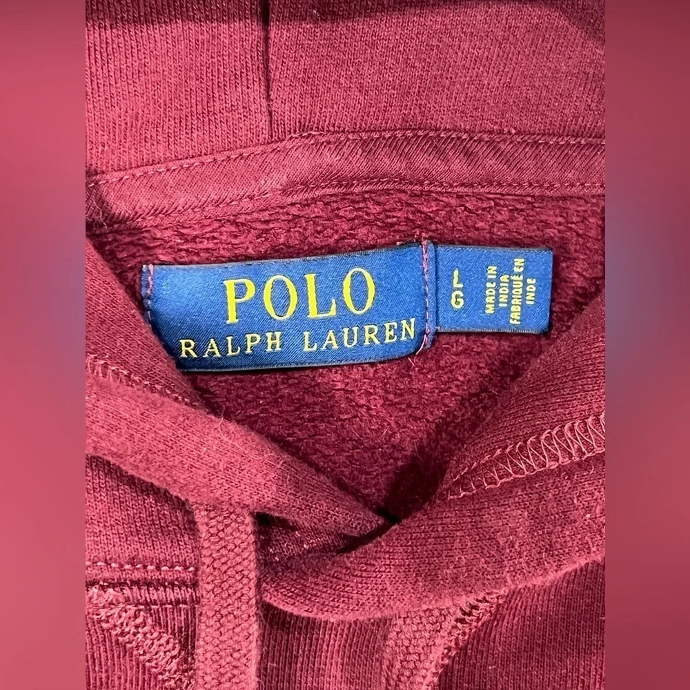 Polo Ralph Lauren Large Res Polo 67 Classic Hoodie Sweatshirt EUC 1967